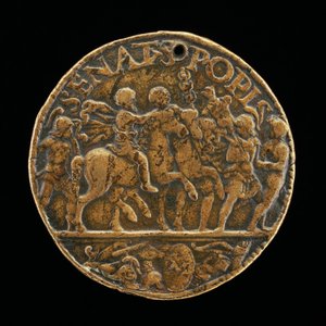 सीनेटरियल ट्राइंफ [रिवर्स], सी. 1490. द्वारा Moderno