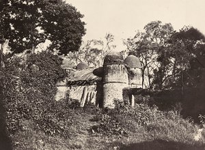 फासीवादी युग में 'बिल्डिंग ए एम्पायर': मकाल्ले में चर्च ऑफ एंडा जीसस, 09/05/1936 (बी/डब्ल्यू फोटो) द्वारा मोडेस्टिनो बाल्डिनेटी