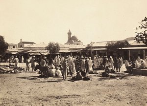 फासिस्ट युग में 'बिल्डिंग ए एम्पायर': चेरेन में मार्केट स्क्वायर, 09/05/1936 (बी/डब्ल्यू फोटो) द्वारा मोडेस्टिनो बाल्डिनेटी