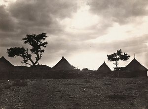 फासीवादी युग में 'बिल्डिंग ए एम्पायर': माई ज़ाघेनो में सूर्यास्त, 09/05/1936 (बी/डब्ल्यू फोटो) द्वारा मोडेस्टिनो बाल्डिनेटी