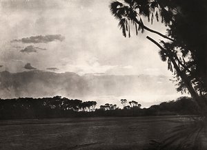 फासिस्ट युग में 'बिल्डिंग ए एम्पायर': गास्क पर सूर्यास्त, 09/05/1936 (बी/डब्ल्यू फोटो) द्वारा मोडेस्टिनो बाल्डिनेटी
