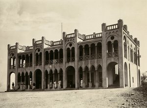 फासीवादी युग में 'बिल्डिंग ए एम्पायर': एगोरडैट का पुलिस स्टेशन, 09/05/1936 (बी/डब्ल्यू फोटो) द्वारा मोडेस्टिनो बाल्डिनेटी