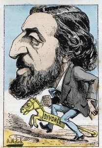 अल्फ्रेड नैक्वेट का पोर्ट्रेट (1834-1916), फ्रांसीसी राजनीतिज्ञ द्वारा रथ