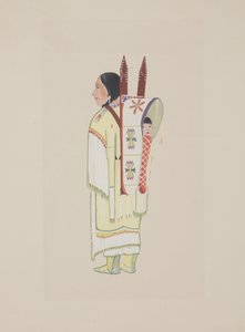 कीवा स्क्वॉ, c.1934 (जल रंग)