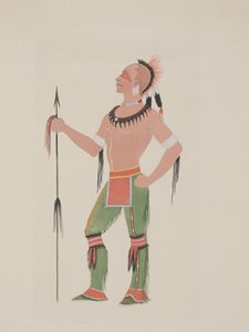 ओसेज, c.1934 (जल रंग)