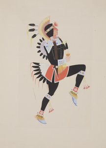 पैनल  1, c.1934 (जल रंग)