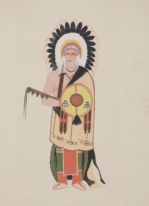 पैनल  3, c.1934 (जल रंग)