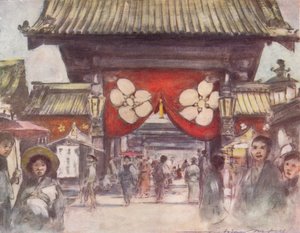 मंदिर की ओर अग्रसर, c1887, 1901 द्वारा मोर्टिमर लुडिंगटन मेनपेस