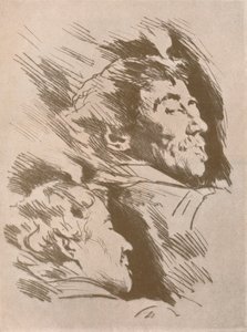 पोर्ट्रेट स्टडीज, c1880, 1904 द्वारा मोर्टिमर लुडिंगटन मेनपेस