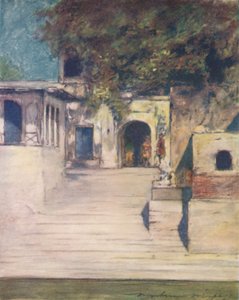 ए फेमस वेल, दिल्ली, 1905 द्वारा मोर्टिमर लुडिंगटन मेनप्स