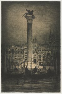 सेंट मार्क्स पियाज़ा, 1910। द्वारा मोर्टिमर मेन्ज