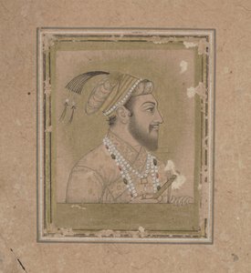 शाहजहाँ का चित्र, c.17 वीं सदी (जलकल और सोने के साथ स्याही) द्वारा मुगल स्कूल