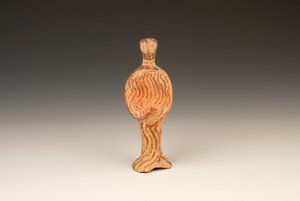 एक महिला का चित्र, c.1400-1370 ईसा पूर्व टेराकोटा द्वारा Mycenaean