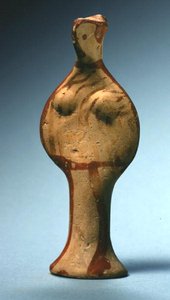 'साई' आकृति, c.1400-1300 ईसा पूर्व (टेराकोटा)
