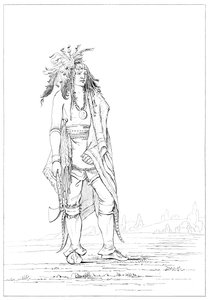 Iroquois बहादुर, 1841। द्वारा मायर्स एंड को