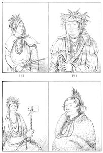 पीयोरियस और पियानकशॉ, 1841। द्वारा मायर्स एंड को