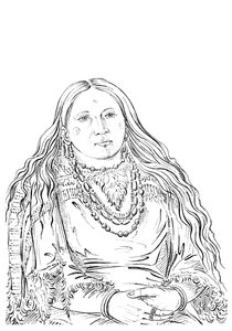 1841, रिककरी जनजाति के जुड़वां, 1841।