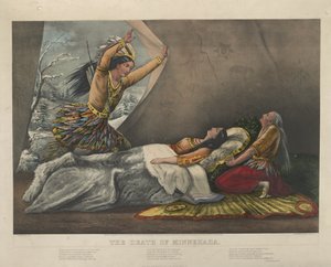 मिन्नेहा की मृत्यु, 1867 द्वारा नथानिएल करियर