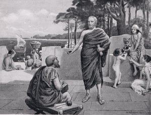 निर्वासन में थूसीडाइड्स, हचिन्सन हिस्ट्री ऑफ द नेशंस, 1915 से चित्रण द्वारा एन। प्रेस्कॉट डेविस
