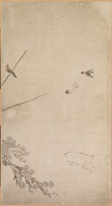पपीज, स्पैरो और क्रिसेंटहेम, 1754-1799। द्वारा नागासावा रोसेट्सु