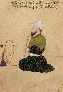कहलूर के राजा देवी चंद का चित्रण
