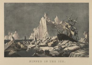 बर्फ़ में गिरा, 1876-94।, 1876-94। निर्माता: नथानिएल क्यूरियर, जेम्स मेरिट इवेस, क्यूरियर और इवेस। द्वारा कैरियर और Ives