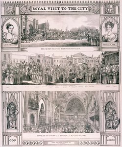 महारानी विक्टोरिया की लंदन शहर की यात्रा, 1837