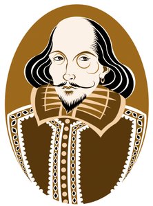 विलियम शेक्सपियर, अंग्रेजी कवि और नाटककार ने 26 अप्रैल 1564 - 23 अप्रैल 1616 को बपतिस्मा लिया द्वारा निएले ओसबोर्न