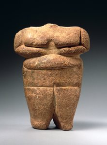 नियोलिथिक आकृति, ग्रीस, c.4500-4000 ईसा पूर्व (चूना पत्थर)
