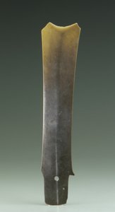 कांटा छेनी (झंग), किजिया संस्कृति, c.2500-2000 ईसा पूर्व (जेड) द्वारा नवपाषाण काल चीनी स्कूल