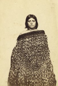 मीना माकाटा, हाफ कास्ट मैर, c.1865 (एल्बम प्रिंट और wc)