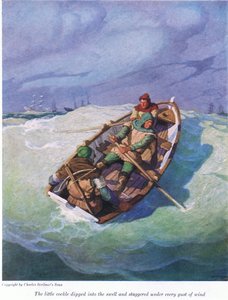 छोटा कॉकल स्वेल में डूबा और हवा के हर झोंके के नीचे लड़खड़ा गया, 1916 द्वारा न्यूवेल कन्वर्स व्याथ
