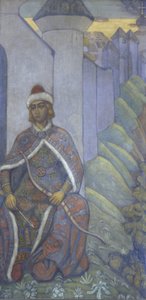एक नाइट, 1910 द्वारा निकोलाई कोन्स्टेंटिनोवाइट्स रोएरिच