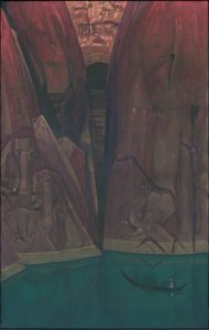 आश्रम, "आश्रम" श्रृंखला, 1931 द्वारा निकोलस रोएरिच