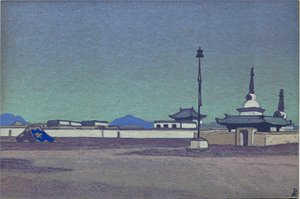 बटुखलका, आंतरिक मंगोलिया की राजधानी, 1936 द्वारा निकोलस रोएरिच