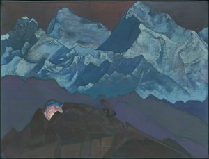 आग का फूल। उसका देश श्रृंखला, 1924 द्वारा निकोलस रोएरिच