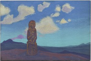 गार्जियन ऑफ़ द चालिस, मंगोलिया, 1937 द्वारा निकोलस रोएरिच
