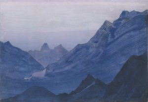 हिमालय, एल्बम पत्ती, 1934 द्वारा निकोलस रोएरिच
