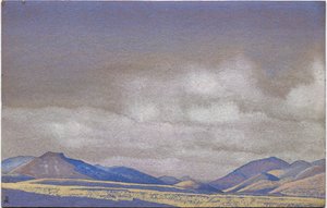 मंगोलिया, चहार की पहाड़ियाँ, 1936 द्वारा निकोलस रोएरिच
