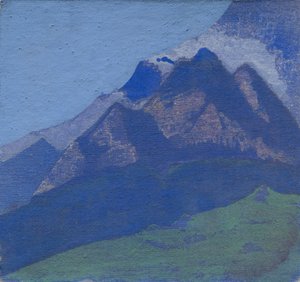 पर्वतीय अध्ययन, c.1929 द्वारा निकोलस रोएरिच