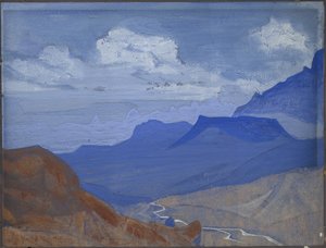 नुब्रा घाटी, 1926 द्वारा निकोलस रोएरिच