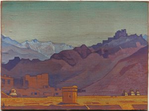 तिब्बत के लिए रास्ता, 1925 द्वारा निकोलस रोएरिच