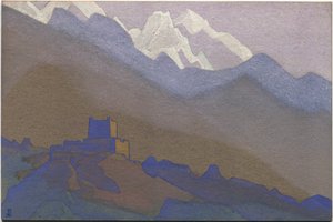 तिब्बत, हिमालय, 1936 द्वारा निकोलस रोएरिच