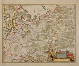 एटलस माइनर, 1745 से रूस और पूर्वी यूरोप का नक्शा