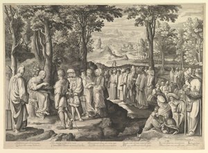 जॉन बैपटिस्ट डेजर्ट में उपदेश, सीए। 1527-28
