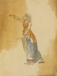 एक माँ और उसकी छोटी बच्ची द्वारा निकोलाई अब्राहम एबिल्डगार्ड