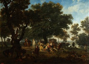 हेनरी IV और उसका स्वीट हंटिंग, सीए 1804 द्वारा निकोलस एंटोनी टुनय
