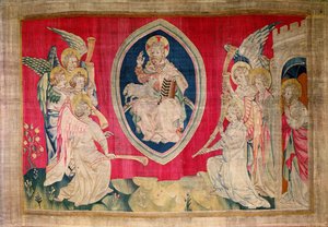 सातवीं मुहर, नंबर १ from vent थ अपोकल्स ऑफ़ एंजर्स ’, 1373-87 (टेपेस्ट्री) से द्वारा निकोलस बातिल