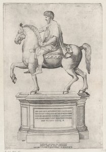 कैपिटल, 1548, 1548 पर मार्कस ऑरेलियस की अश्वारोही प्रतिमा।