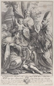 सेंट लिबोरियस और कार्लो बोर्रोमो के साथ वर्जिन एंड चाइल्ड, 1693-95।, 1693-95। द्वारा निकोलस डोरिग्नी